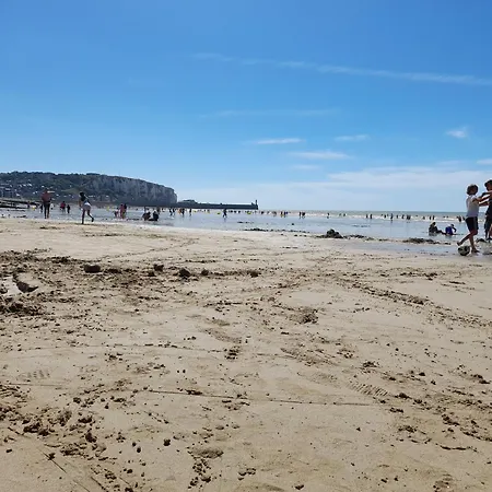 Lejlighed Studio Vue Panoramique Sur Mer - 20m2 - Wifi - 2 Personnes - Animaux Ok Mers-les-Bains